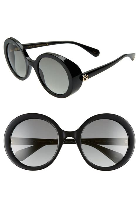 gucci sunglasses with bows on the side|Gucci round sunglasses with letters.